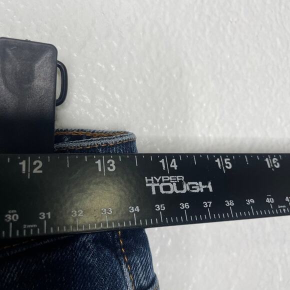 Zara Basic Womens Jeans Size 2 Dark Wash Denim Blue Skinny Leg Mid Rise - Picture 7 of 14